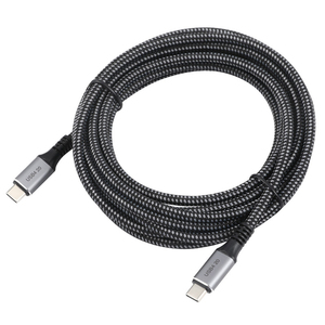 专业USB4电缆通用串行总线C Gen3带迅雷3 20Gbps 5A100w PD相机快速充电编织屏蔽聚氯乙烯护套 - Product Image 2