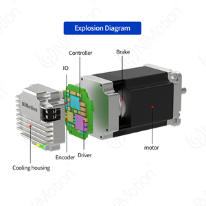 17 Bit Encoder integrierter Schritt-Servomotor integrierter kleiner DC-Schrittmotor ohne Schritt verlust nema 23 Schrittmotor - Product Image 3