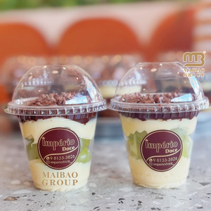 Custom PP PET Clear Plastic Ice Cream <strong>Cups</strong> 200ml Bio Parfait Fruit Dessert Cold <strong>Cups</strong> With Lids, Plastic <strong>Pudding</strong> Yogurt <strong>Cup</strong>