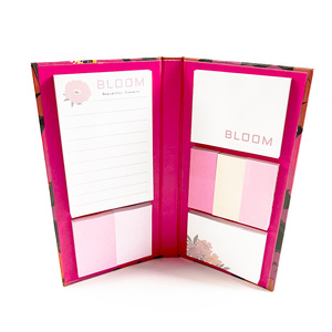 2024 Personalized Red Flower Memo Pad <strong>Sticky</strong> <strong>Notes</strong> <strong>Custom</strong> Logo Memo Pad Book Set <strong>Fancy</strong> Paper Self-adhesive <strong>Sticky</strong> <strong>Notes</strong>
