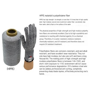 उच्च गुणवत्ता वाले एन388 एंटी कटिंग लेवल 5 hppe एंटी चाकू काम जैकेट, गर्दन की सुरक्षा टी-शर्ट, एंटी कटिंग सुरक्षा सूट - Product Image 2