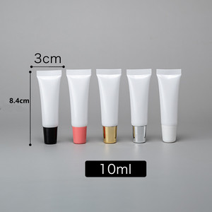Custom Private Label 5ml 10ml 15ml White PP Material <strong>Slender</strong> Squeeze <strong>Tube</strong> for Lip Gloss Lip Glaze Packaging for Eye Cream - Product Image 2