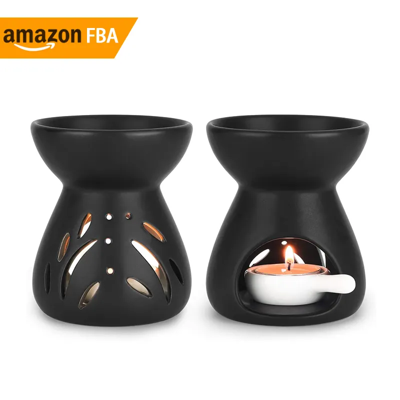 New Product Ideas 2024 Ceramics Essential Oil Burner Wax Melt Burners Aromatherapy Burner Candle Tealight Holder Home Decor