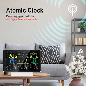 Monitor Digital de humedad y temperatura, Estación Meteorológica Inalámbrica con Wifi y Sensor al aire libre, pantalla a Color, aplicación Tuya - Product Image 5
