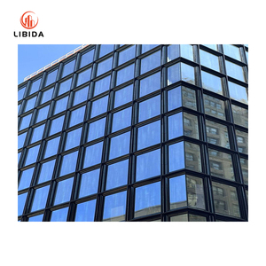 Sistema di rivestimento della parete della tenda del bastone Unitized di alluminio leggero del telaio, progettazione moderna innovatrice per la costruzione della facciata di vetro