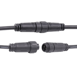Wall Washer Lamp System DC Power <strong>Input</strong> <strong>Output</strong> 2pin Cable <strong>Connector</strong> M16 Male Female Straight <strong>Connector</strong> Molded Cable LED <strong>Connector</strong> - Product Image 3