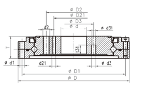 <strong>Wholesale</strong> Customization CSF32 / CSG32 / <strong>CSF</strong>-32 / CSG-32 Crossed Roller Bearing for Harmonic Drive - Product Image 3