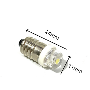 E10 <strong>LED</strong> Flashlight Bulb 1.5V/3V/<strong>4.5V</strong>/6V9V/12V DC 0.6W 15LM Miniature E10 Screw Base <strong>Led</strong> Torch