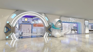 Augustina presentato popolare spazio a tema parco divertimenti commerciale per bambini giocattoli CE certificata spugna legno PVC materiale - Product Image 2