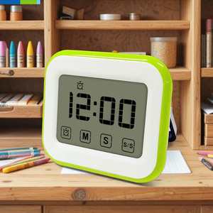 99M59S Digital-Touchscreen-Timer umweltfreundlich Kunststoff Zählen auf und ab kreisförmiges Design für Küche und Restaurant - Product Image 5