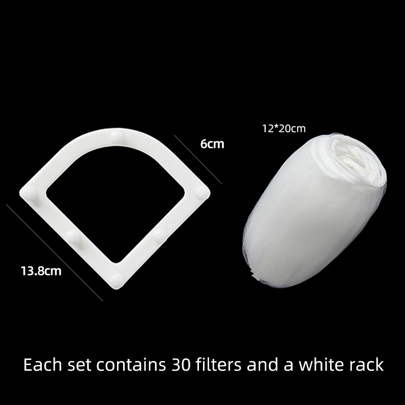 White Rack + 30pcs strainer