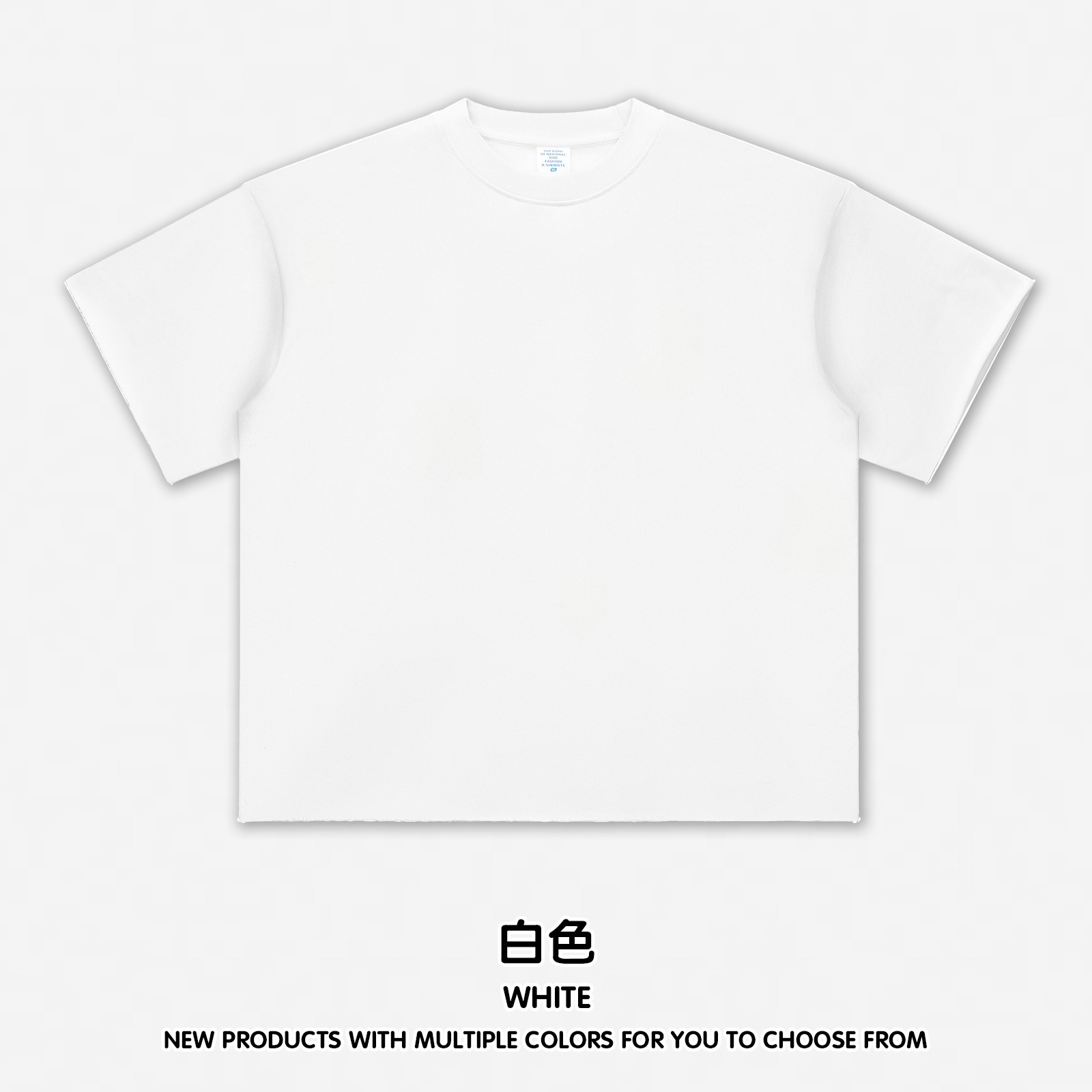 สีขาว-เสื้อยืด