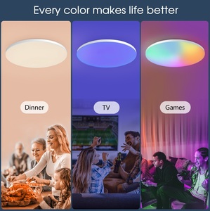 RGB cambia colore 220V Multi funzionale Bluetooth APP potenziata plafoniera lampade a Led con telecomando per le luci a stella della famiglia - Product Image 4