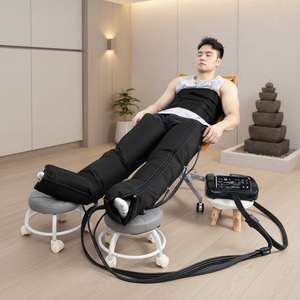 Mesin terapi kompresi seluruh tubuh, mesin pijat limfatik untuk pinggang dan kaki 4 ruang - Product Image 6