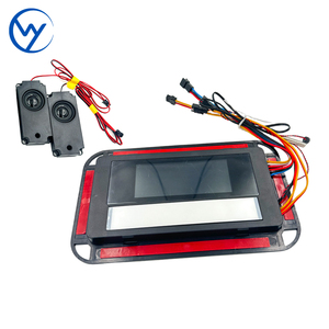 สวิตช์เซนเซอร์ระบบสัมผัส12V 5A 60W สำหรับกระจกอัจฉริยะปุ่มหกปุ่มพร้อมหน้าจอที่แสดงผลเวลาผ่านบลูทูธ - Product Image 1