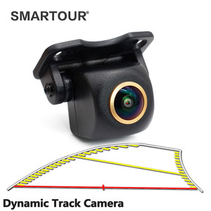 Smartourインテリジェントダイナミック軌跡移動ガイド駐車ライン背面図AndroidDVDモニター用リバースバックアップトラックカメラ - Product Image 1