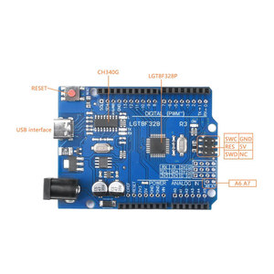 Das LGT8F328P UNO R3 Development Board ersetzt das ATmega328P Single-Chip-Mikro computer modul und ist mit Arduino kompatibel