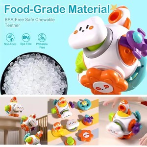 Montessori oyuncak eğitim roket öğrenme meşgul küp yeteneği eğitim kilit kutusu ince Motor beceri geliştirme küp oyuncak çocuklar için - Product Image 3