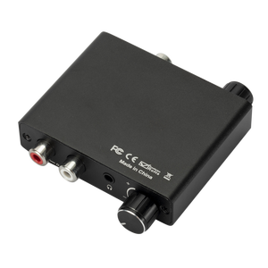 Convertidor de audio Digital a analógico, dispositivo con ajuste de volumen y control de bajos, 192Khz - Product Image 6