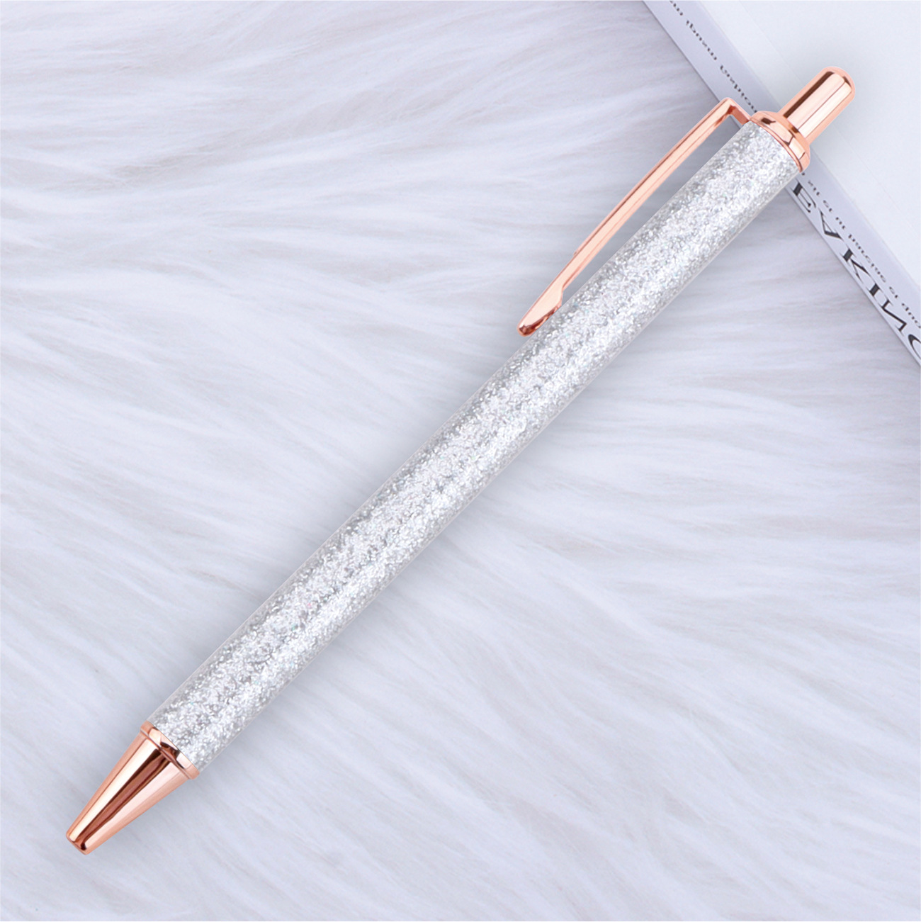6 pezzi laser argento-oro rosa