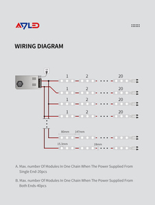 2835 ışık kutuları için 2W tabela harfleri IP67 12V LED modülü - Product Image 4