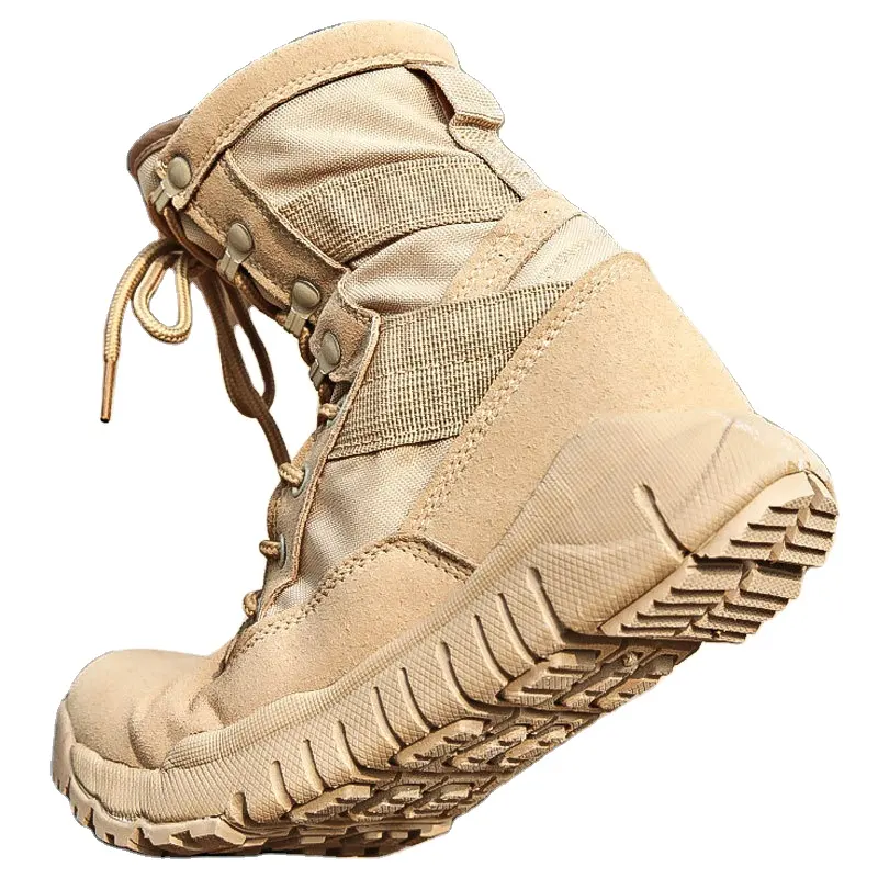 Alta Qualidade Segurança Moda Custom Zipper Snake Proof Waterproof Camouflage Tactical Boots