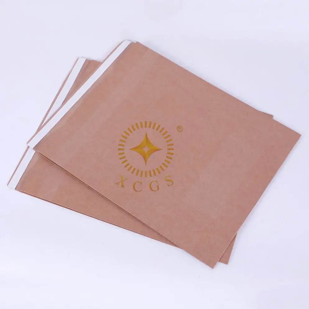 Экологичный индивидуальный биоразлагаемый натуральный цвет крафт-бумага упаковочный пакет для магазина упаковочная посылка