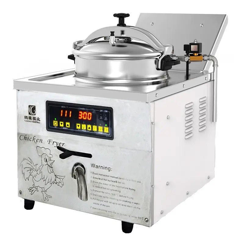 Oil-free Industrial Hot Air Fryer / Pressure Cooker Deep Frying / Vacuum Fried Vegetables Machine