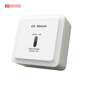 Módulo de entrada y salida direccionable LPCB & CE, sistema de Control de alarma de fuego direccionable, AW-D319 ABS blanco