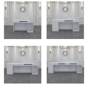 油漆大理石接待处美容院收银台柜台小美甲沙龙办公室接待处 - Product Image 6