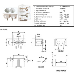 C8อะแดปเตอร์ขั้วต่อ IEC แบบสแนป2ขั้ว - Product Image 3