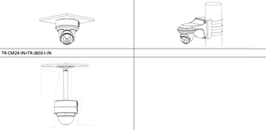 2022 ekonomik UNV 8MP 4K POE IP güvenlik kamerası IP67 İnsan vücudu algılama Uniview IPC3618LR3-DPF28-F-NB - Product Image 2
