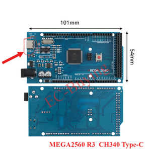 MEGA 2560 R3 ATmega2560-16AU CH340G Pro Mini Mega ESP8266 WiFi AVR TYPE-C USB Core scheda di sviluppo MEGA2560 R3 per Arduino