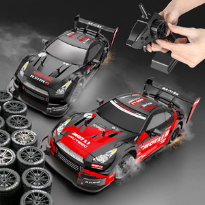 1/16 ölçekli M4 DTM yarış Die Cast RC araba modeli LED ışık fonksiyonu oyuncak araç Boys için 2.4GHz frekans Metal malzeme - Product Image 2