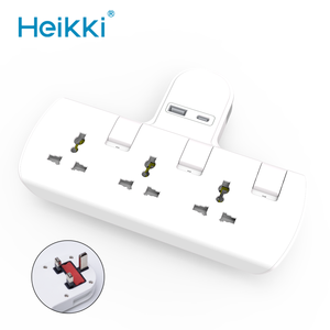 HeiKKi多插头4路1 usb + 1型C USB端口插头，带插座2500W电源Usb扩展插座 - Product Image 3
