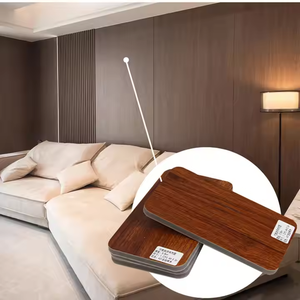 Bán Buôn PVC Sợi Tre Nền Tường Bảng Điều Chỉnh Gỗ Veneer Tre Than Gỗ Hạt Cho Nội Thất Kết Thúc Căn Hộ Phòng Ngủ - Product Image 3