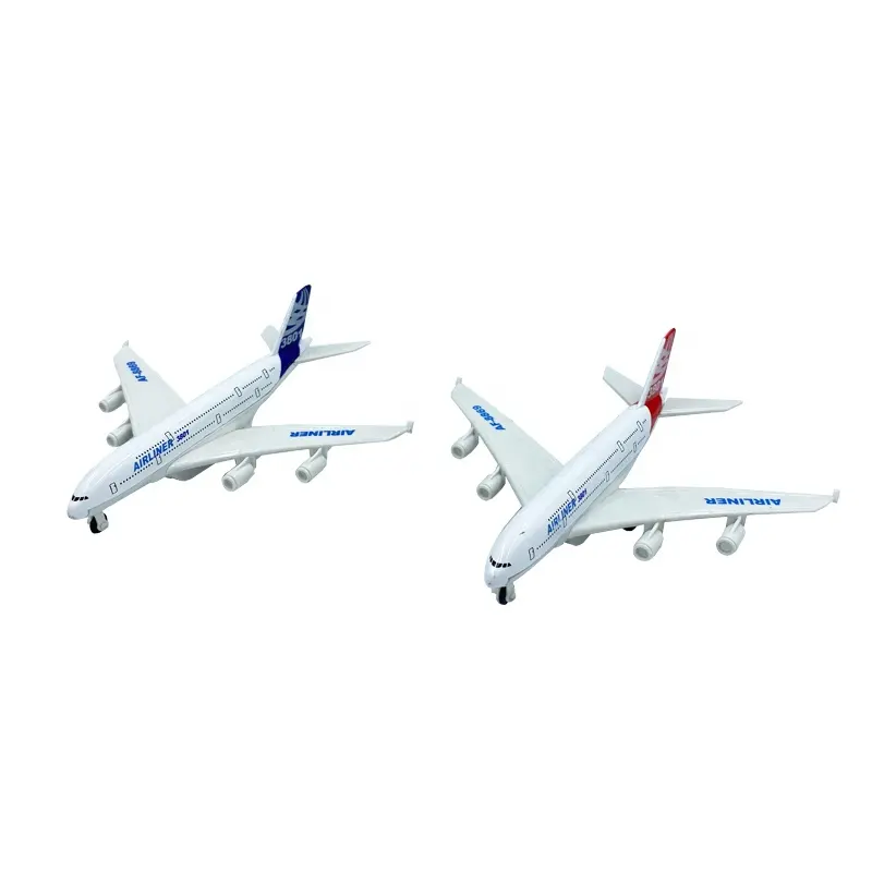 Commercio all'ingrosso 1:860 scala tirare indietro metallo aereo diecast aereo giocattolo mini lega di aereo per i bambini