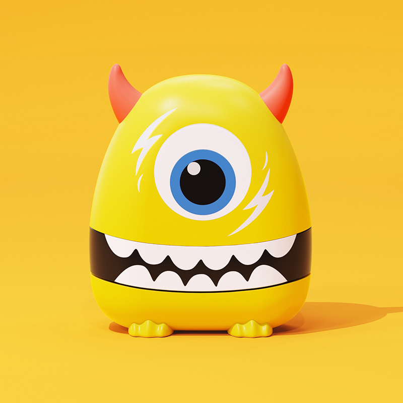 Bête borgne jaune sans gravure