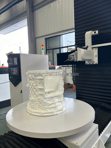 高配置5轴ATC数控路由器3D木质泡沫模型雕刻铣床6kw台达变频风冷Syntec - Product Image 5