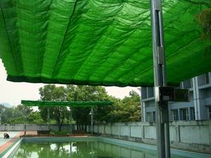 Rete in fibra di HDPE verde ombra