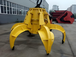 5-Valve Hydraulic <strong>Grab</strong> Multi-Valve Grapples for Bulk Material Loading and Unloading for <strong>Ore</strong> Pig Iron Farm Industries