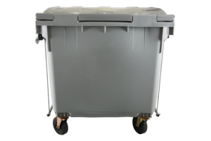 Precio al por mayor buena calidad HDPE al aire libre 1100l contenedor de basura de plástico cubo de basura - Product Image 5