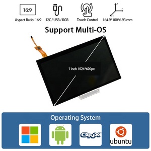 Pantalla LCD de 7 ", 24 bits, RGB, 800x480, interfaz I2C de puntos, módulo de pantalla táctil LCD TFT de 7 pulgadas para máquina expendedora - Product Image 4