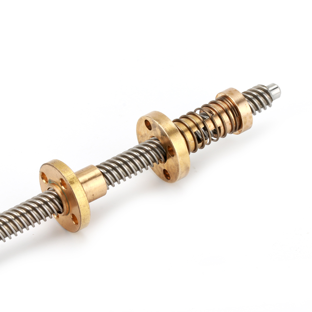 Tr8x8 304 stainless steel lead screw 1000mm length withanti-backlash