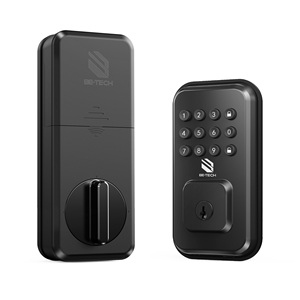 木製木製木製ドアキーピンコード入力付きBe-Tech自動デジタルスマートロック - Product Image 3