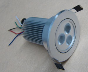 DMX512 RGB 4 teller kısılabilir 18W 36W dmx rgb led downlight/rgb led tavan ışık spot ışık - Product Image 4