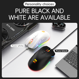 All'ingrosso di alta qualità 14 RGB luminoso programmabile cablato interfaccia 7 pulsante Gaming Souris Gamer - Product Image 4
