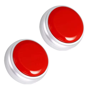 Grabadora de juguete para perros, grabadora de voz para entrenamiento de perros, botones de sonido grabables personalizados para perros, botón de conversación - Product Image 1