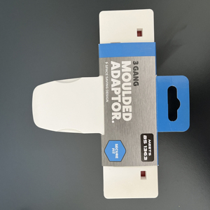 Adaptador de viagem bs1363 ce ukca, adaptador de 3 gang uk com fusível 1a