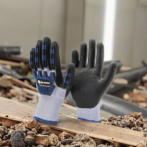 SRsafety ANSI A5 kesim dayanıklı iş eldivenleri özel mikro köpük nitril kaplamalı eldiven darbe sıcak kış koruyucu eldiven erkekler için - Product Image 4